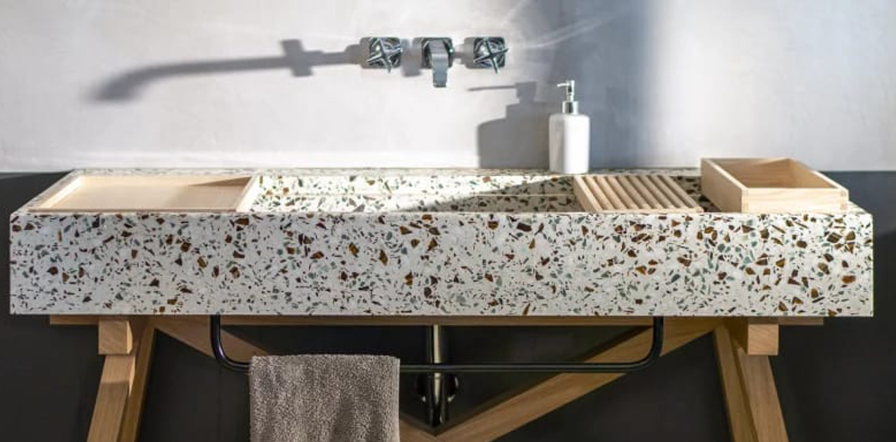 Lavabo- Granito terrazzo